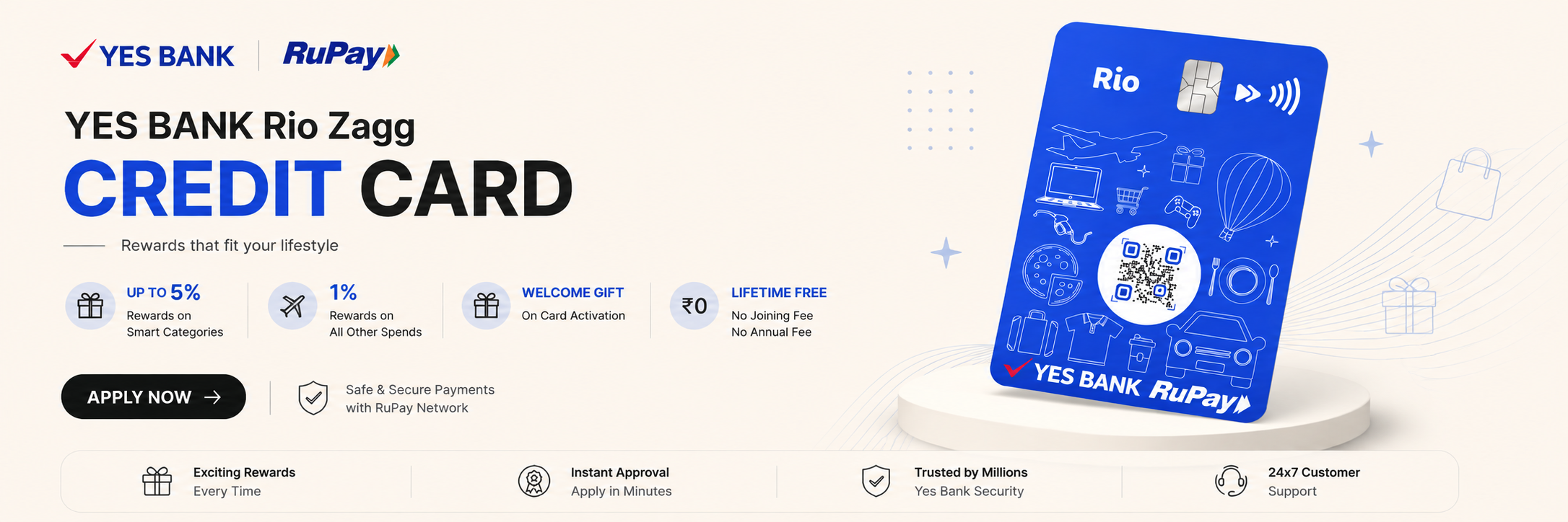 YES Bank ZAGG Credit Card