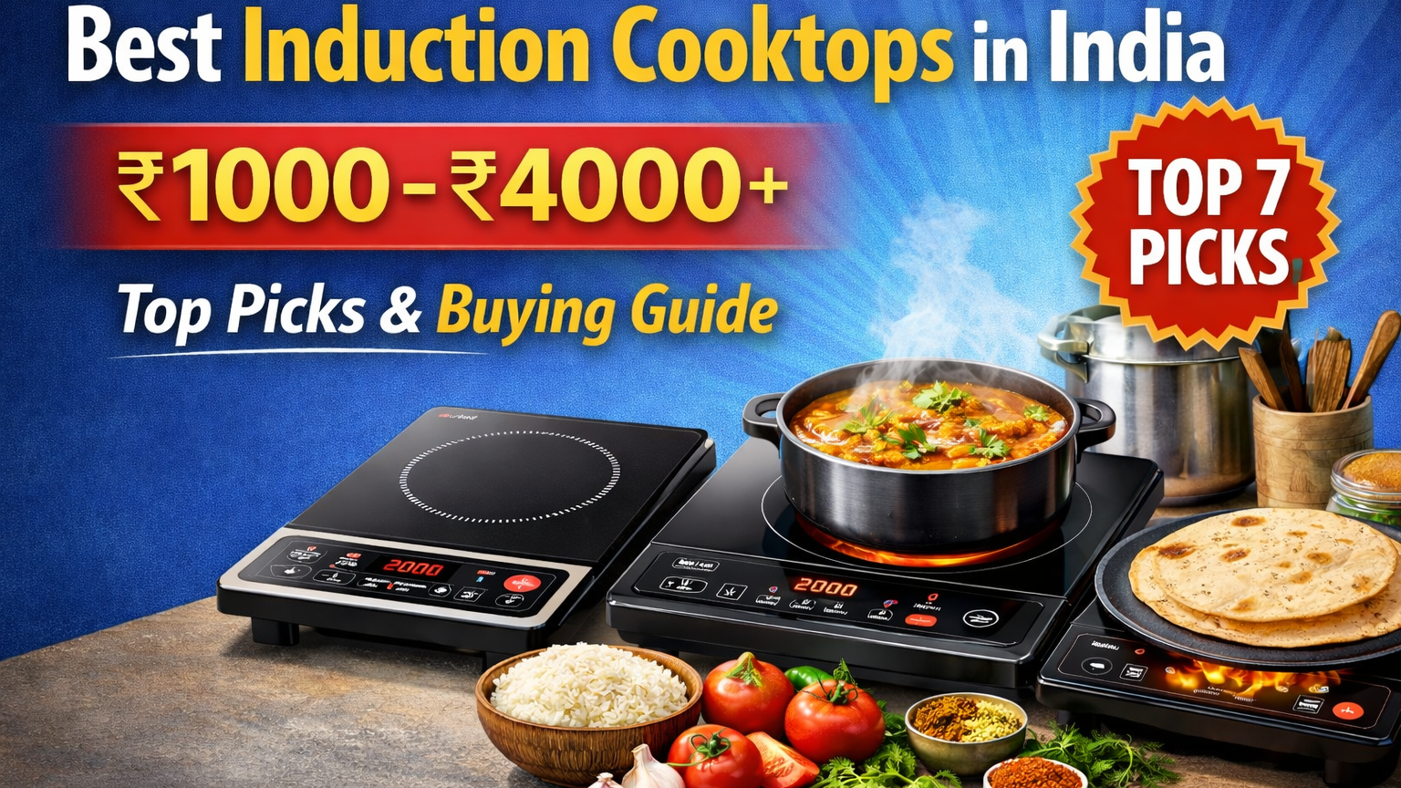 Best Induction Cooktops in India: ₹1000 to ₹4000+ (The Ultimate Buying Guide)