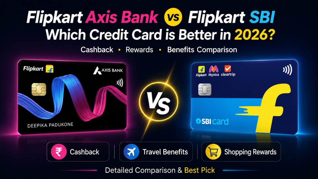 Flipkart Axis Bank vs Flipkart SBI Credit Card: Which is Best?