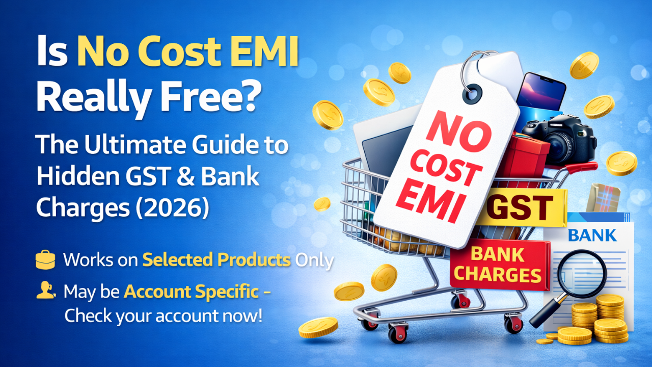 Is No Cost EMI Really Free? The Ultimate Guide to Hidden GST & Bank Charges (2026)