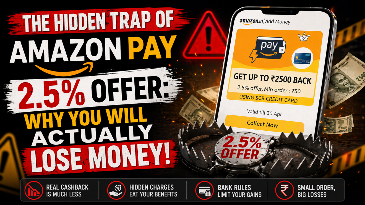 🛑 The Hidden Trap of Amazon Pay 2.5% Cashback Offer: Why You Should Avoid It