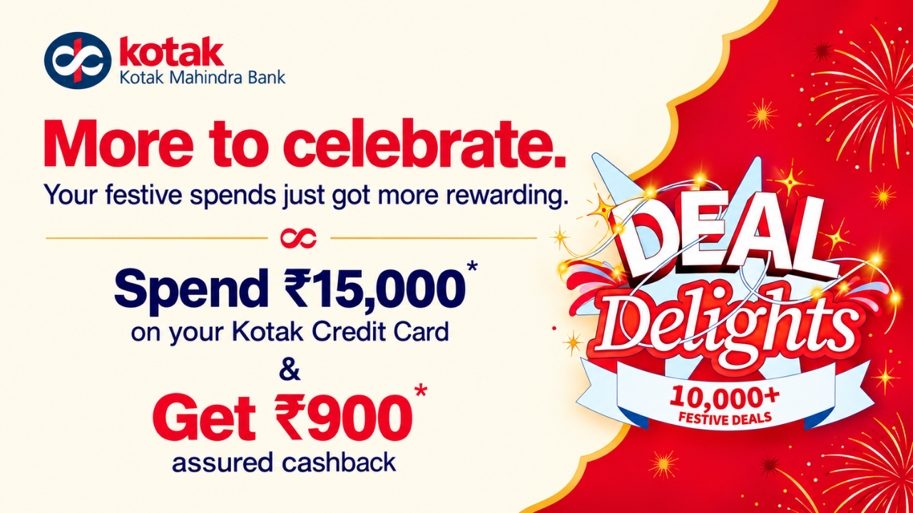 Unlock ₹900 Cashback with Your Kotak Credit Card