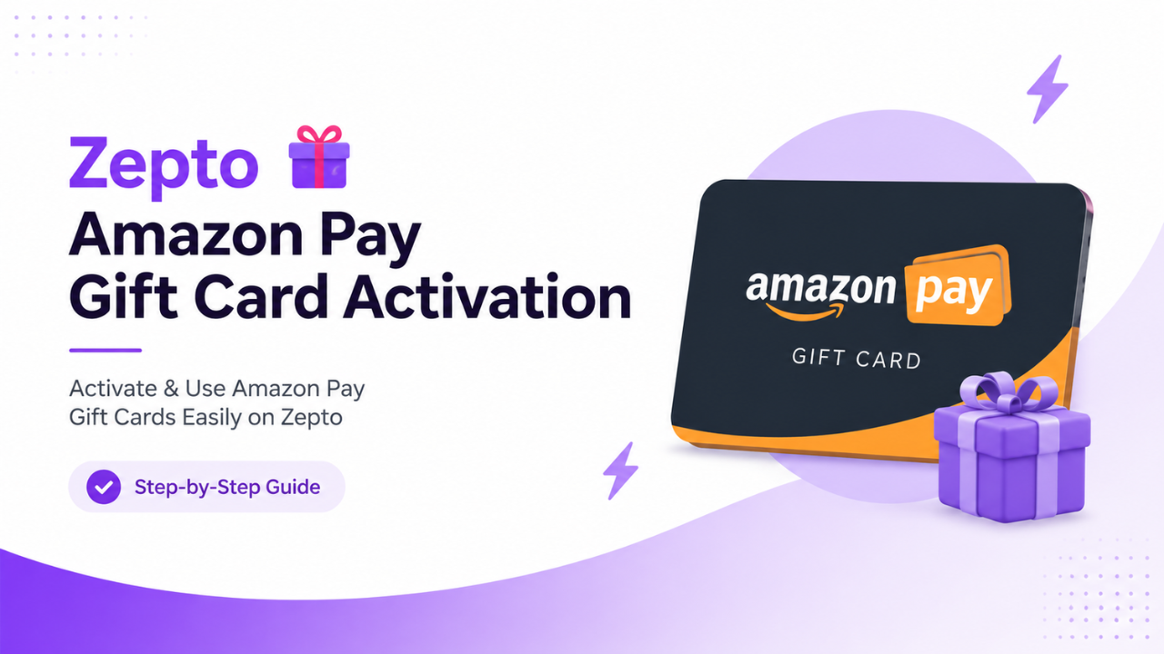 Zepto Amazon Pay Gift Card Activation & Redemption Guide